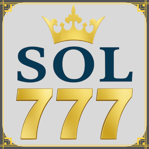 Imagem promocional da SOL777 mostrando a plataforma e suas vantagens